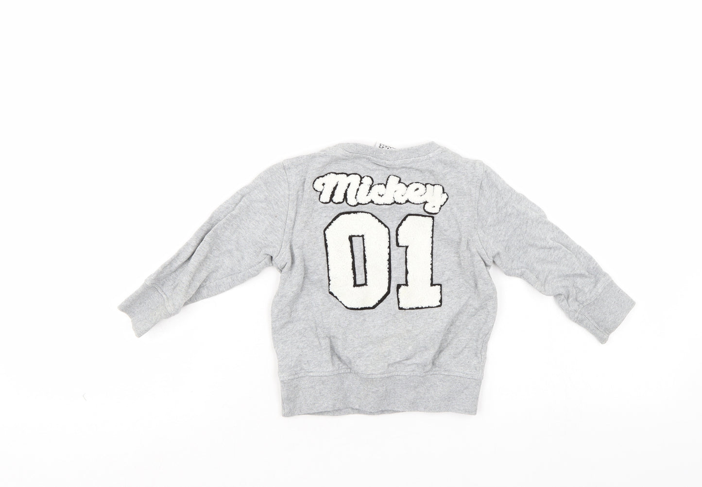 Disney Boys Grey   Pullover Jumper Size 12-18 Months  - Disney