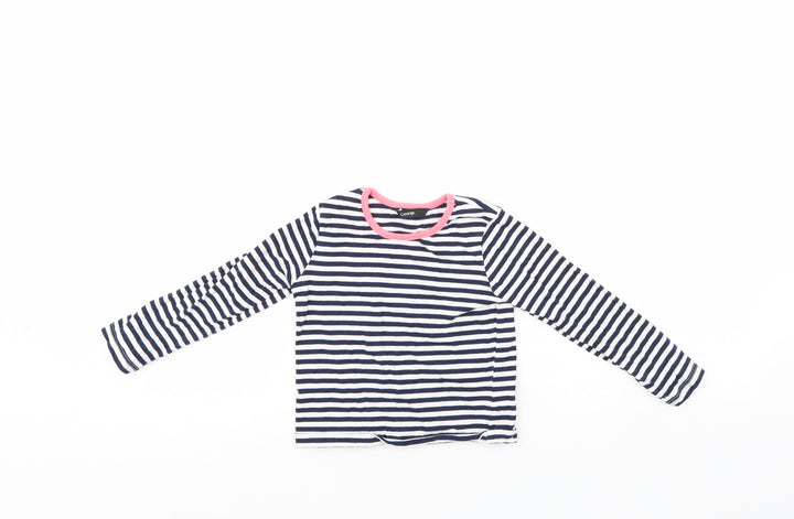 George Boys Blue Striped  Pullover Sweatshirt Size 2-3 Years