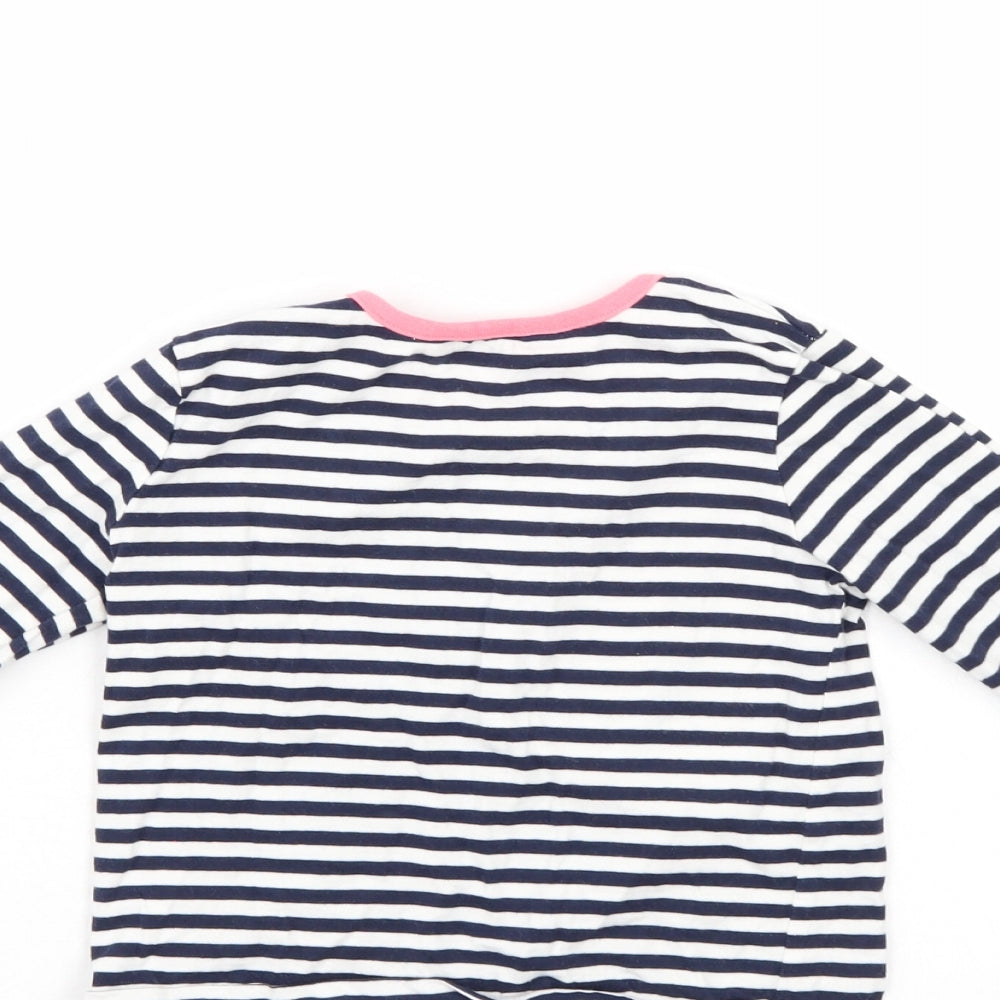 George Boys Blue Striped  Pullover Sweatshirt Size 2-3 Years