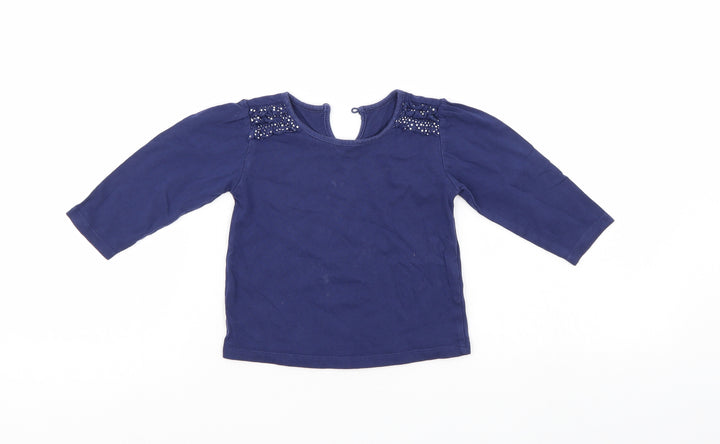 Matalan Girls Blue   Basic Casual Size 9-12 Months