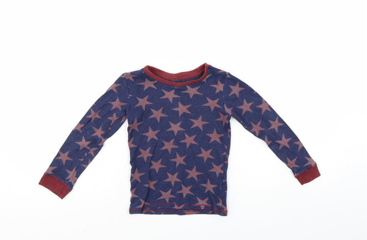 M&S Boys Blue Polka Dot Basic Casual Size 4-5 Years