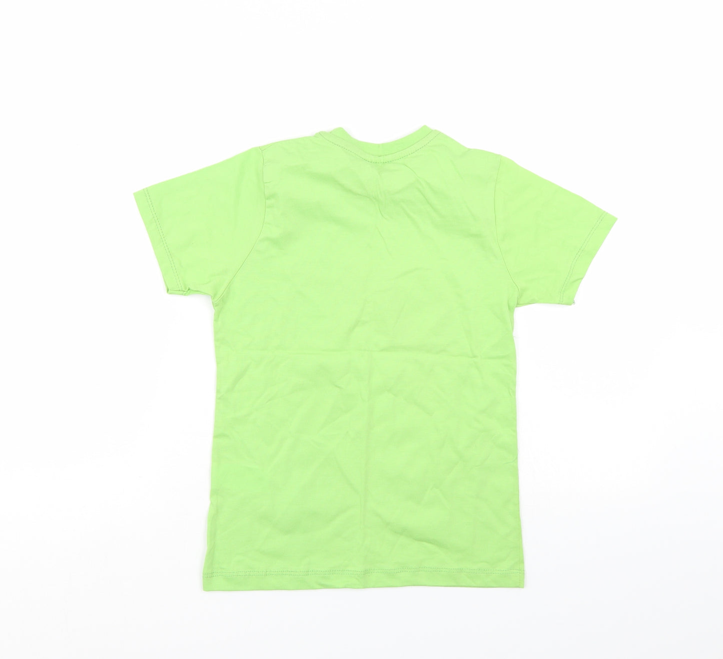Kool Kids Boys Green   Basic T-Shirt Size 10 Years