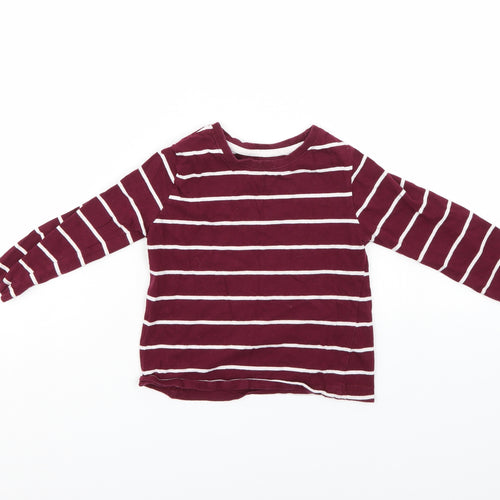 Primark Boys Purple Striped  Basic Casual Size 2-3 Years
