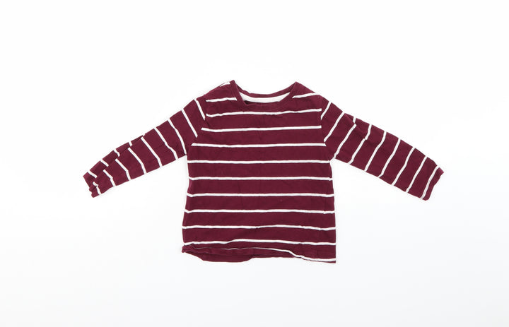 Primark Boys Purple Striped Basic Casual Size 2-3 Years