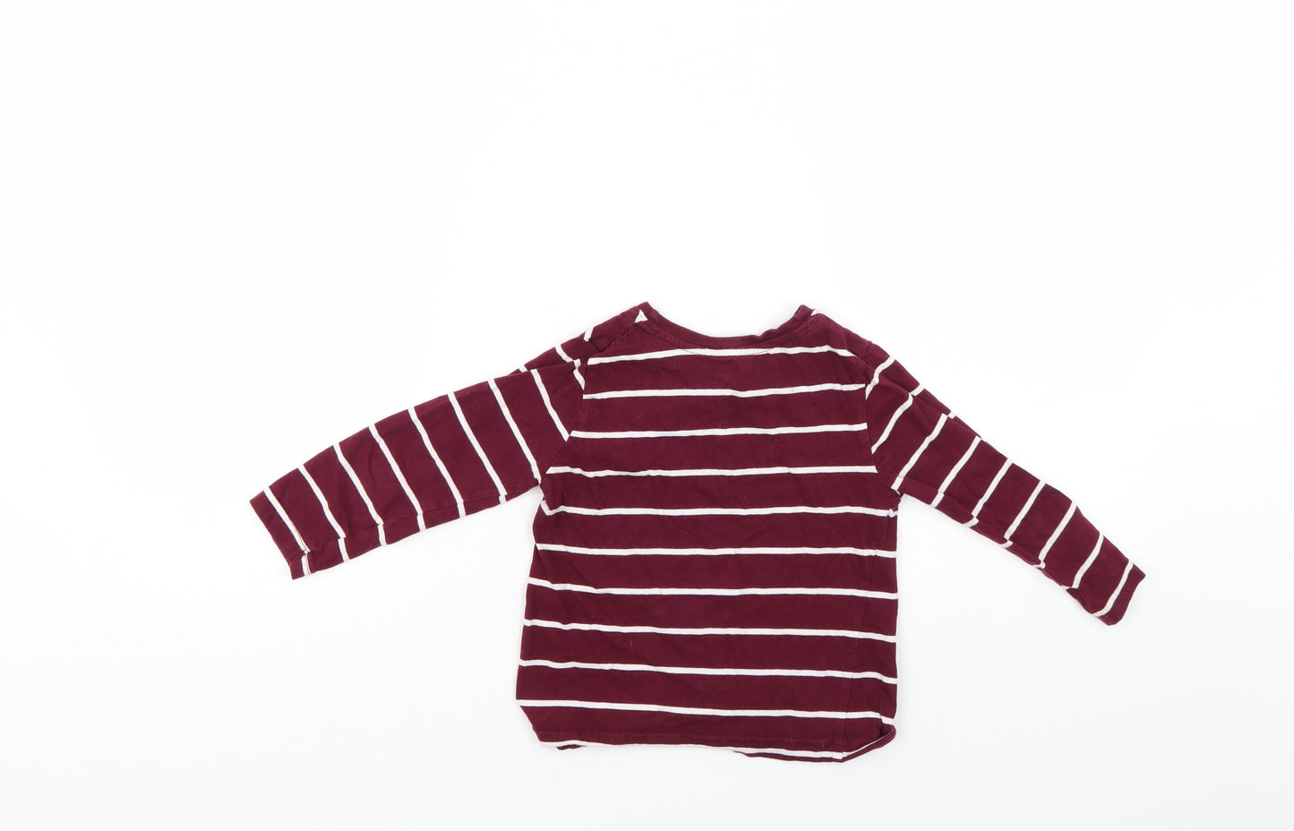 Primark Boys Purple Striped  Basic Casual Size 2-3 Years