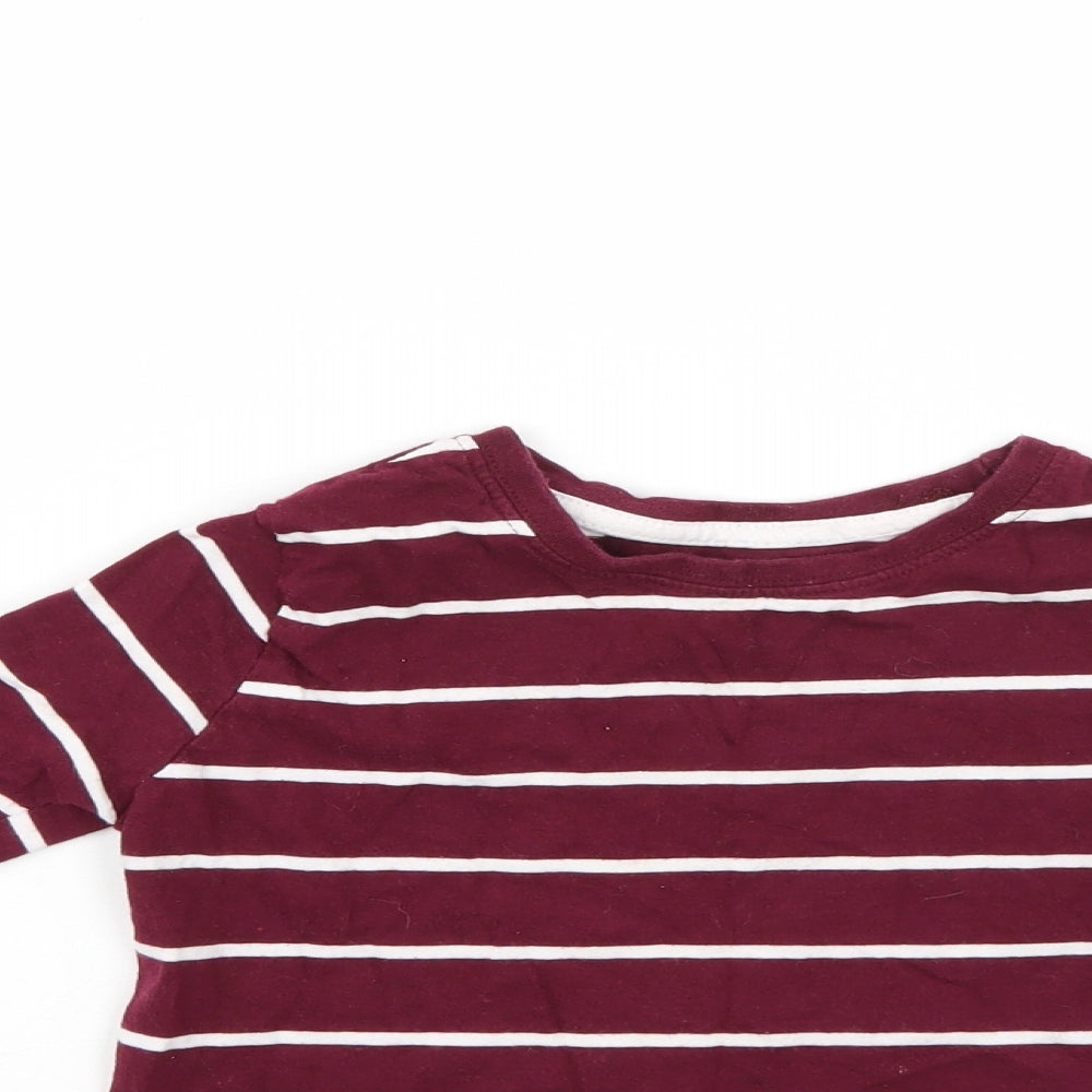 Primark Boys Purple Striped  Basic Casual Size 2-3 Years
