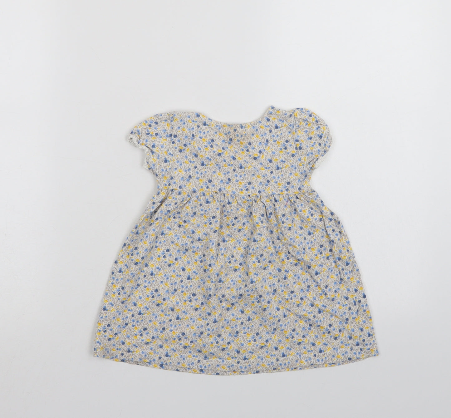 NEXT Girls Multicoloured Floral  T-Shirt Dress  Size 9-12 Months