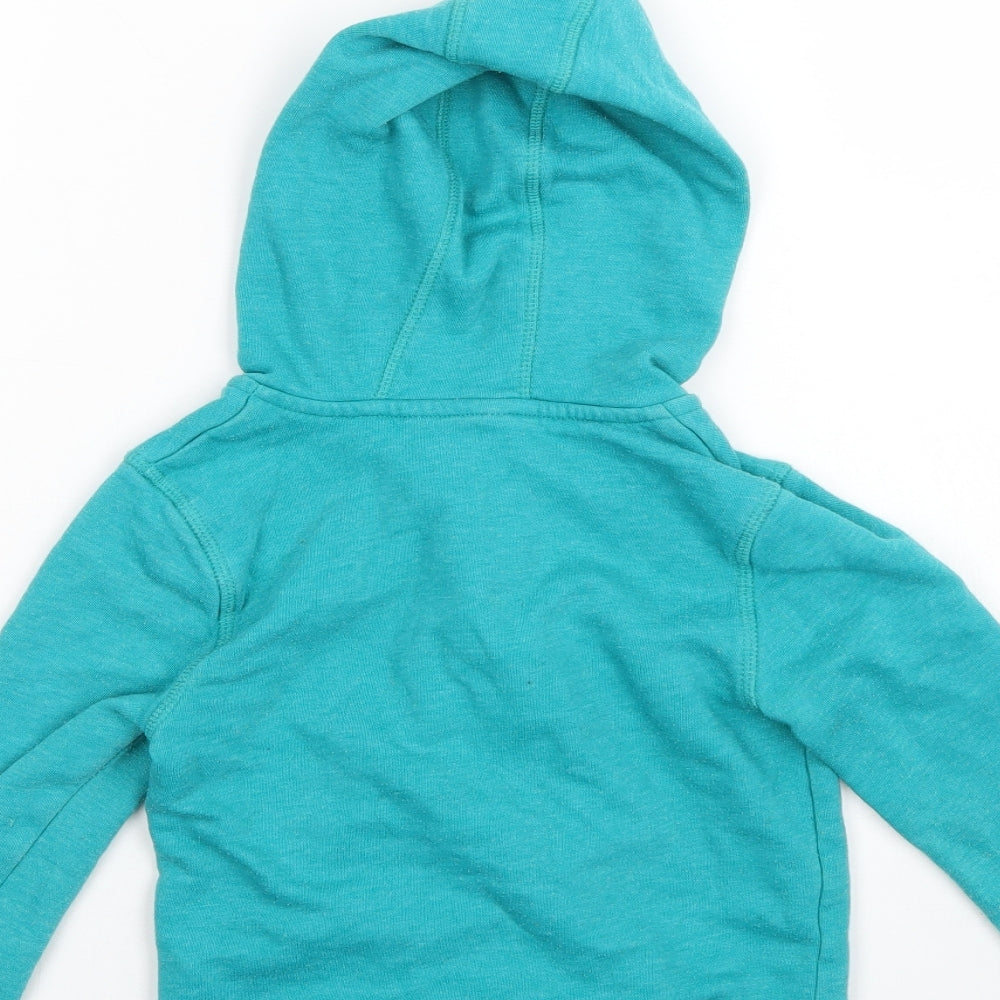 George Boys Blue   Full Zip Hoodie Size 2-3 Years