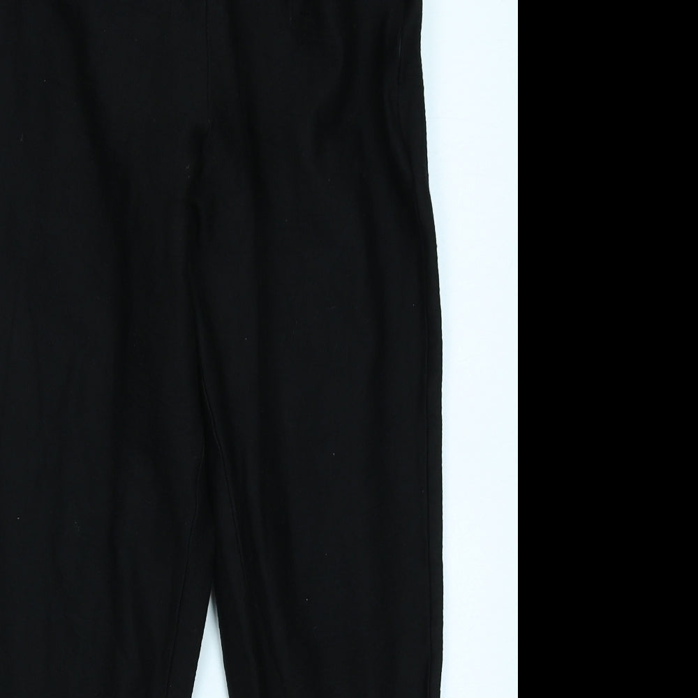 Michelle Monet Womens Black   Trousers  Size 12 L21 in