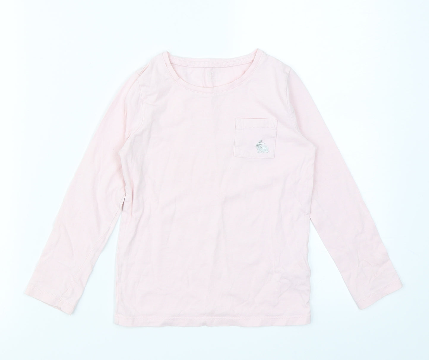 F&F Girls Pink   Basic T-Shirt Size 5-6 Years