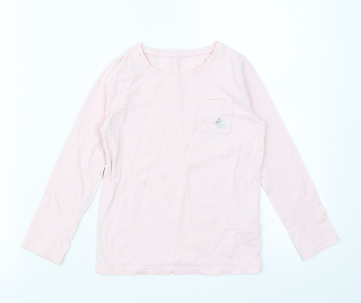F&F Girls Pink   Basic T-Shirt Size 5-6 Years