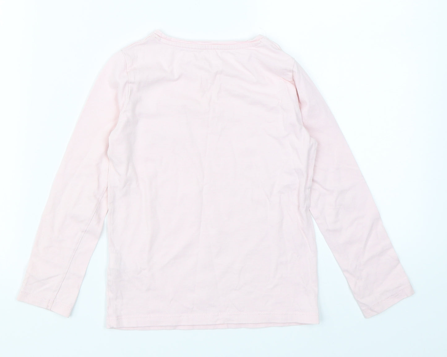 F&F Girls Pink   Basic T-Shirt Size 5-6 Years