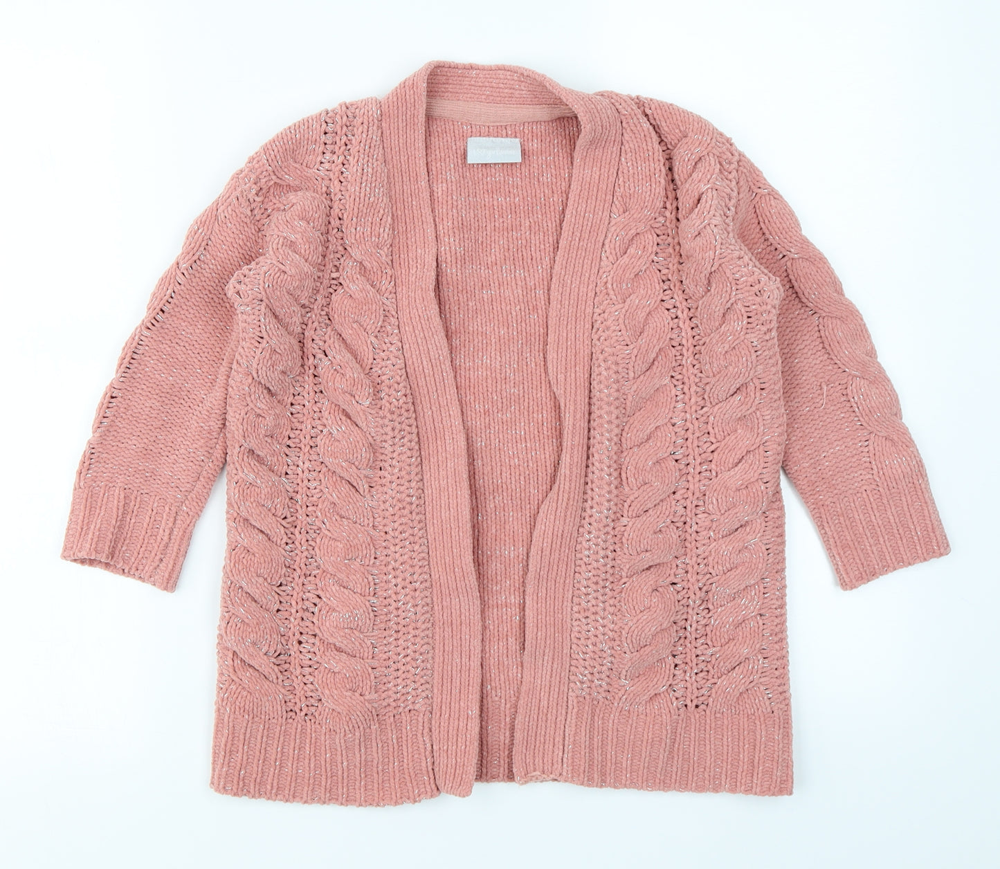 Matalan Girls Pink   Cardigan Jumper Size 6 Years