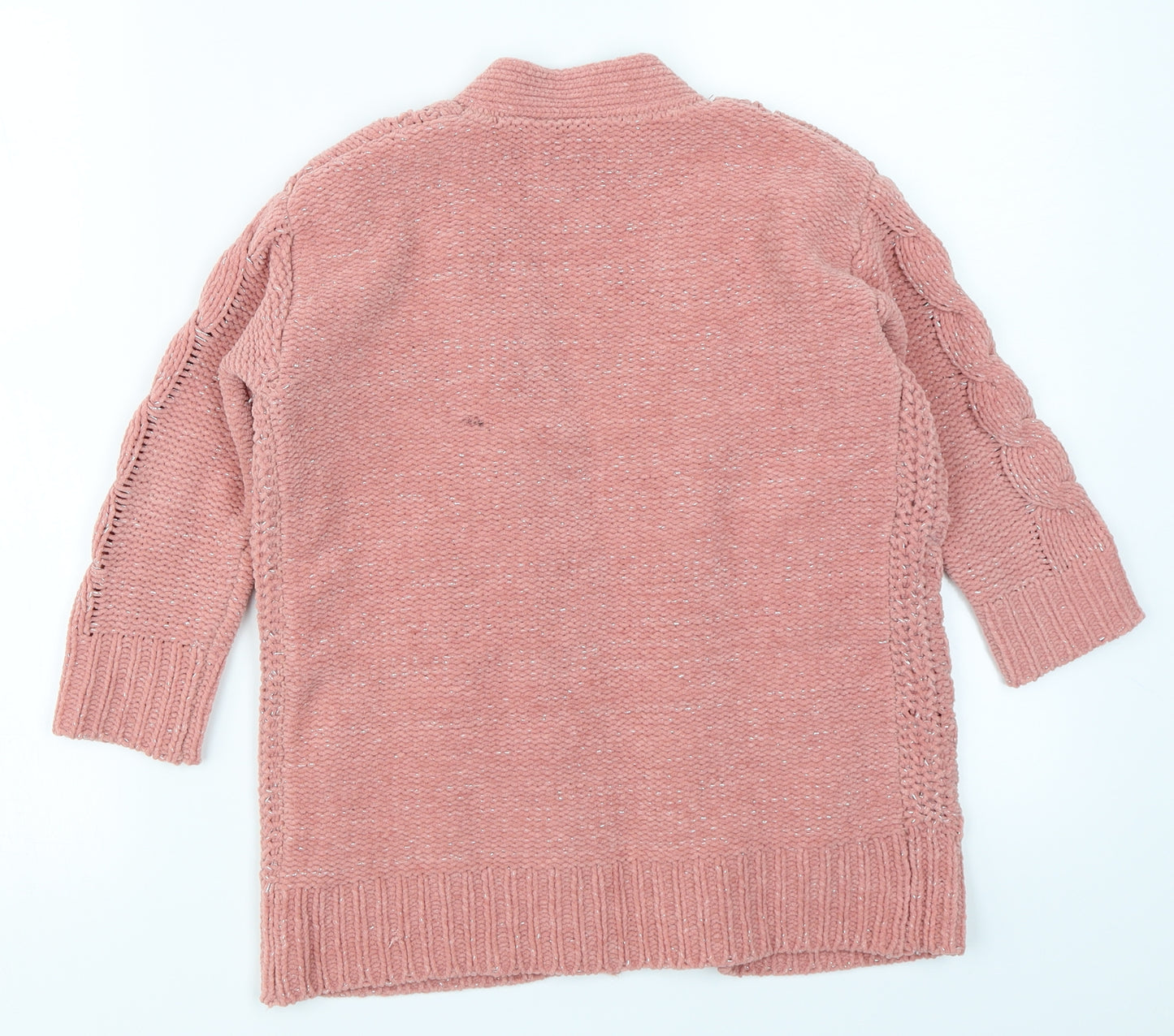 Matalan Girls Pink   Cardigan Jumper Size 6 Years