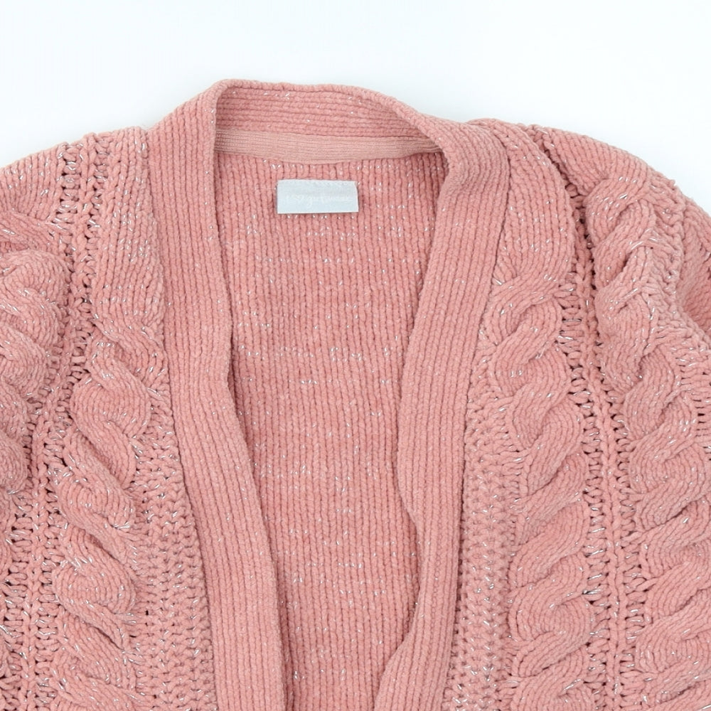 Matalan Girls Pink   Cardigan Jumper Size 6 Years
