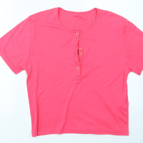 Cinch Womens Pink   Basic T-Shirt Size M