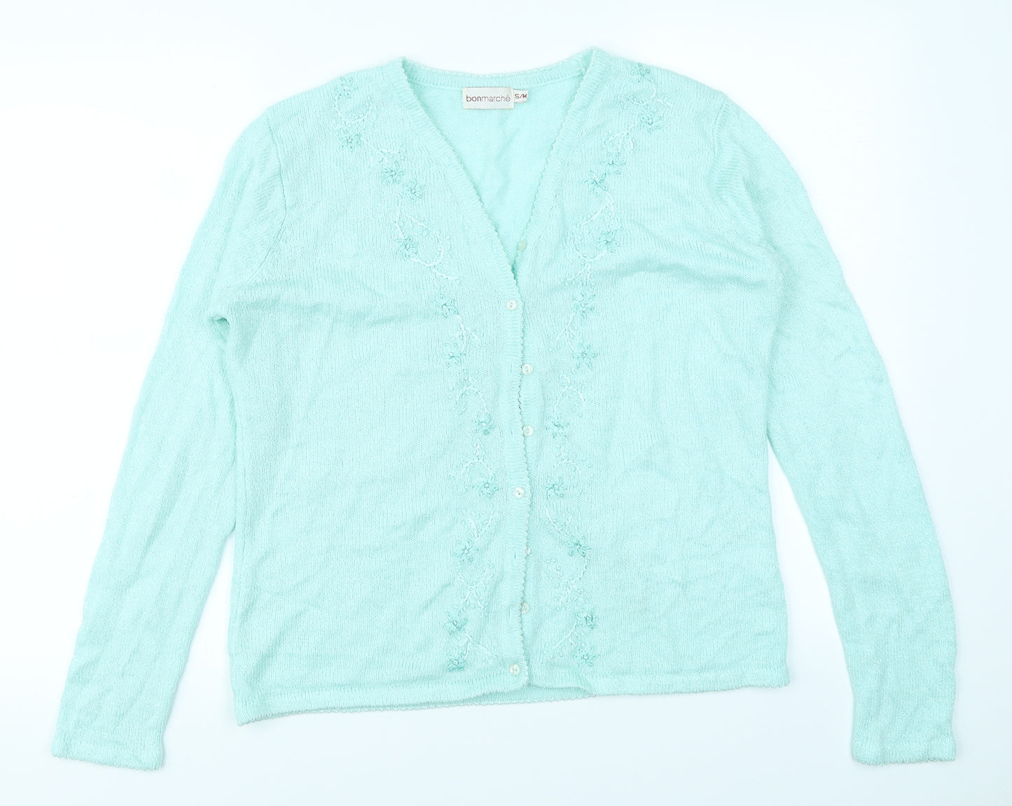 Bonmarché Womens Blue   Cardigan Jumper Size S