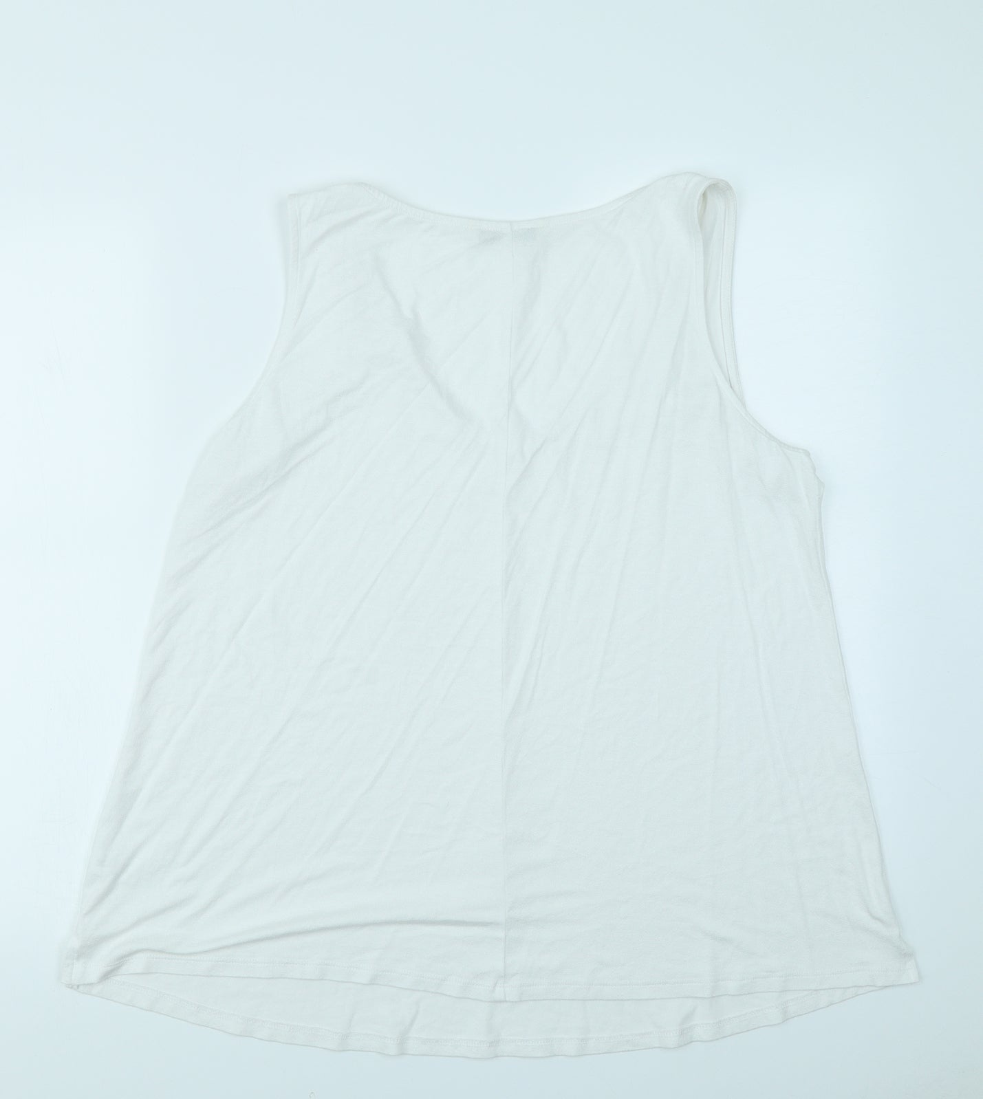 George Womens White   Basic T-Shirt Size 16