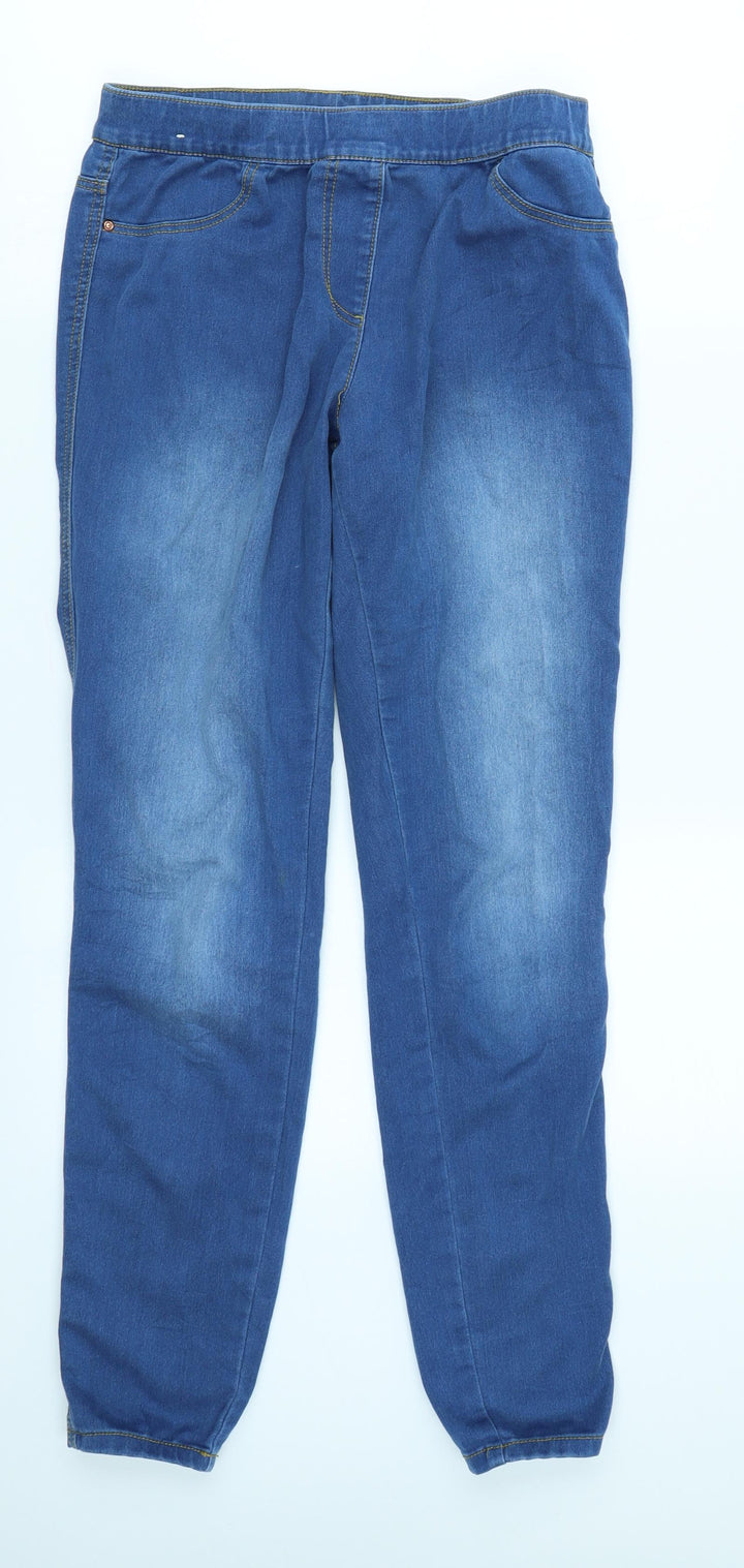 Nutmeg Womens Blue Jegging Jeans Size 10 L27 in