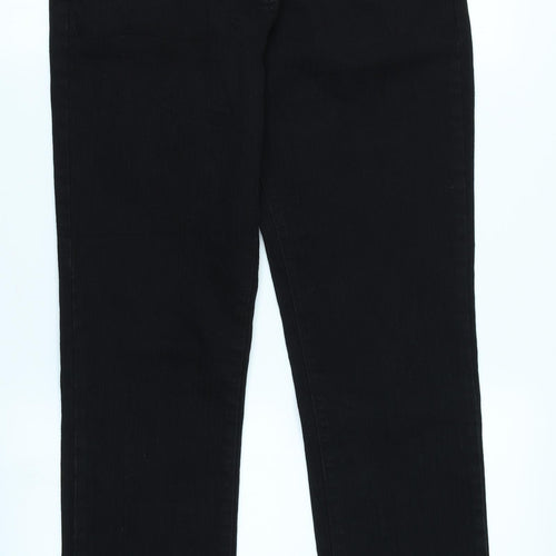 NEXT Womens Black  Denim Skinny Jeans Size 12 L28 in