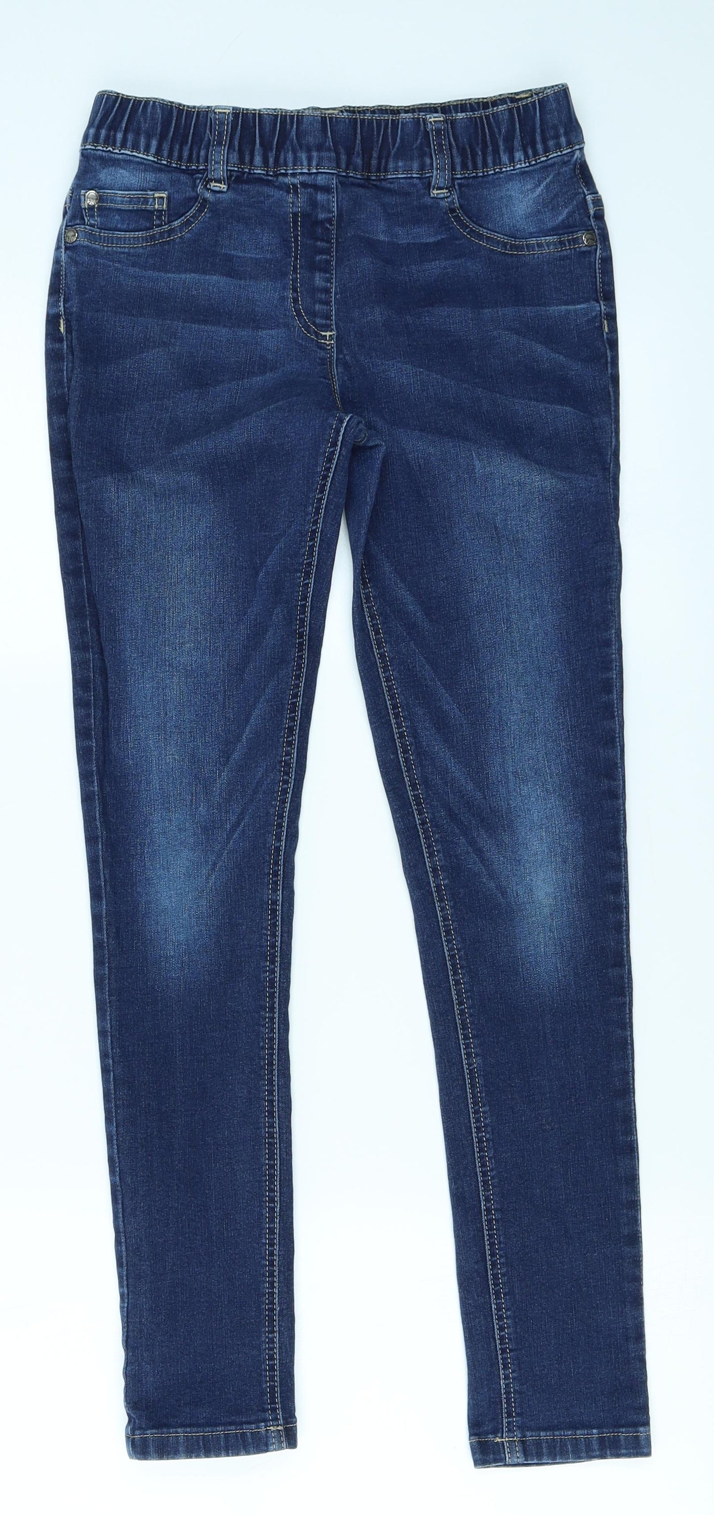 NEXT Girls Blue  Denim Skinny Jeans Size 12 Years