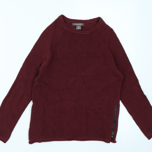 Primark Boys Red   Pullover Sweatshirt Size 7-8 Years