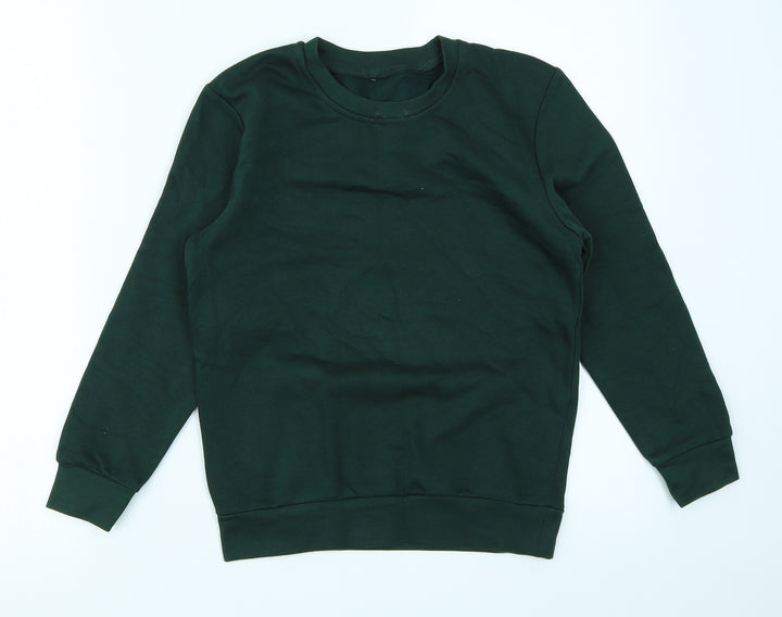 George Boys Green Pullover Sweatshirt Size 8-9 Years