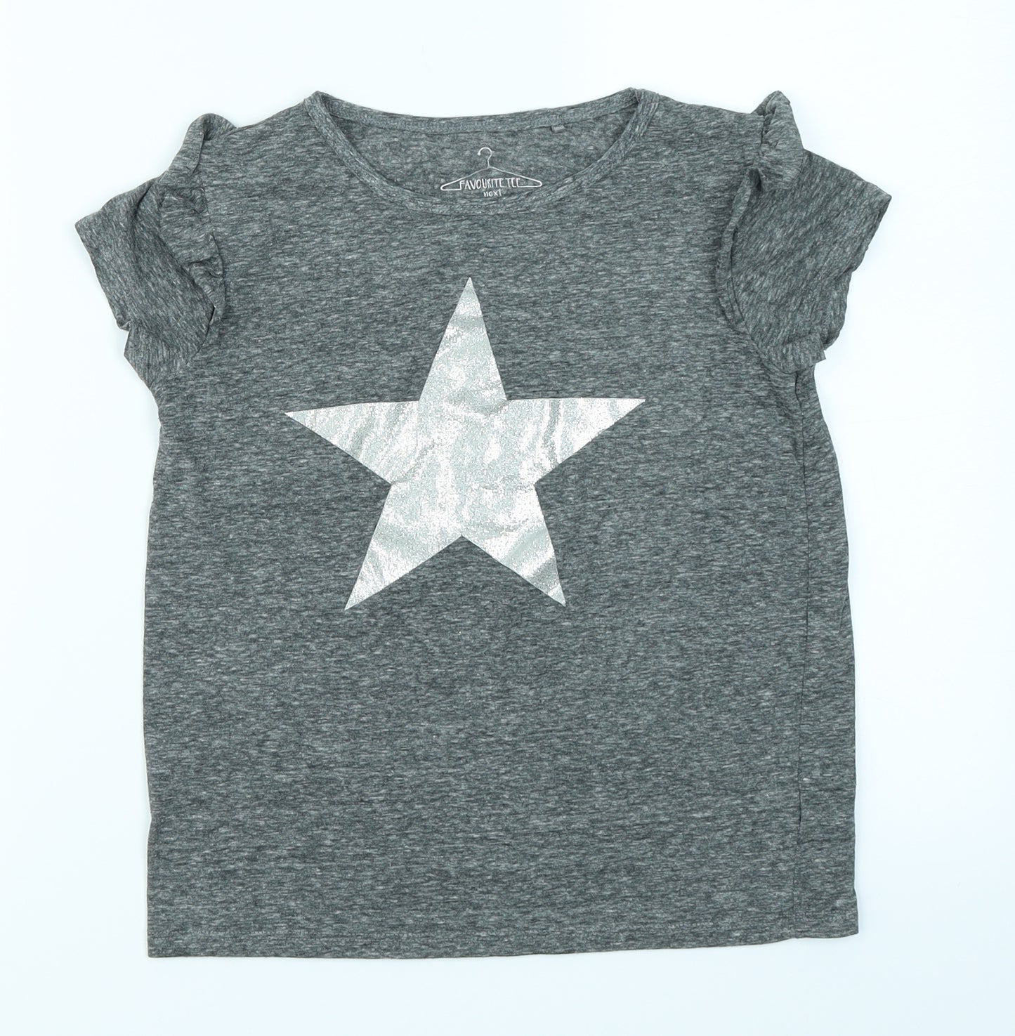 NEXT Girls Grey   Basic T-Shirt Size 9 Years