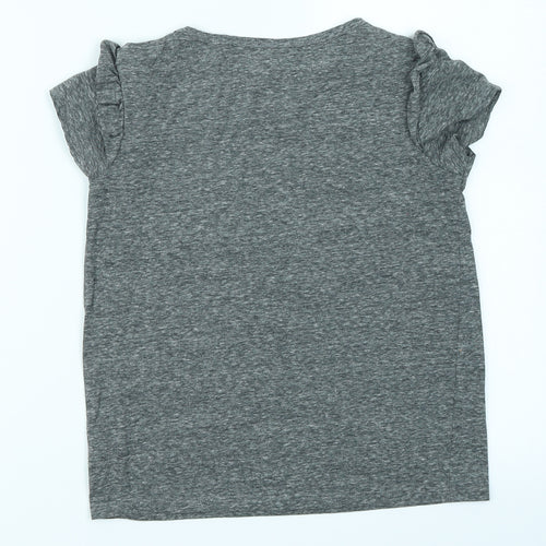 NEXT Girls Grey   Basic T-Shirt Size 9 Years