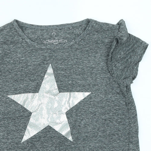 NEXT Girls Grey   Basic T-Shirt Size 9 Years