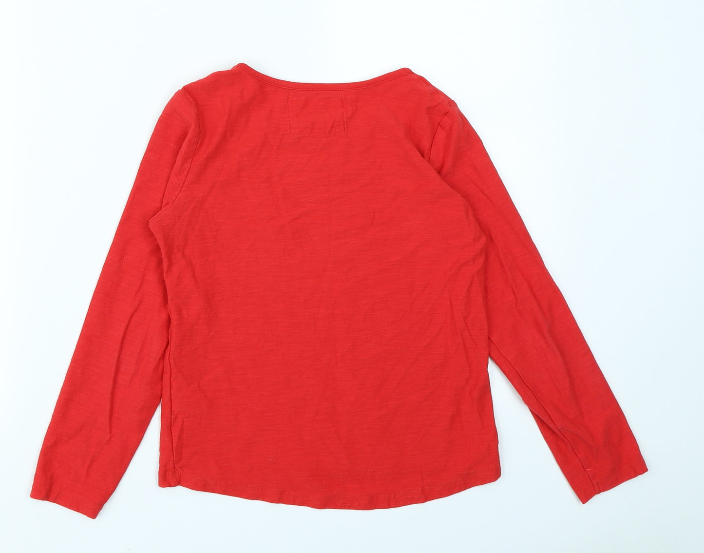 TU Girls Red   Basic T-Shirt Size 9 Years