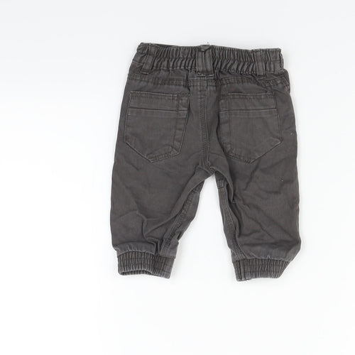 Baby Baby Grey   Cargo Trousers Size 3-6 Months