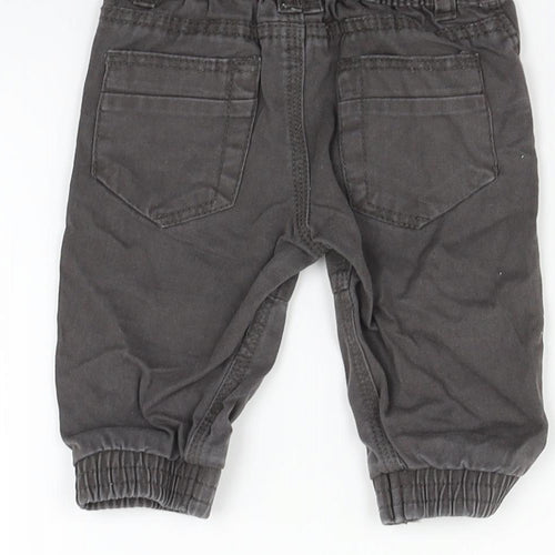 Baby Baby Grey   Cargo Trousers Size 3-6 Months