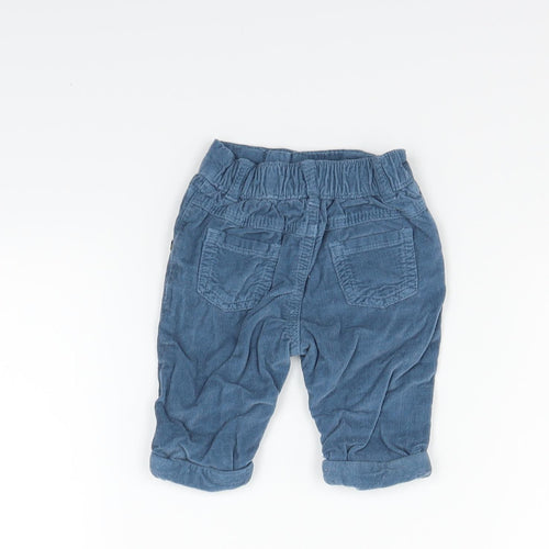 Holly Willoughby Boys Blue   Cargo Trousers Size 0-3 Months