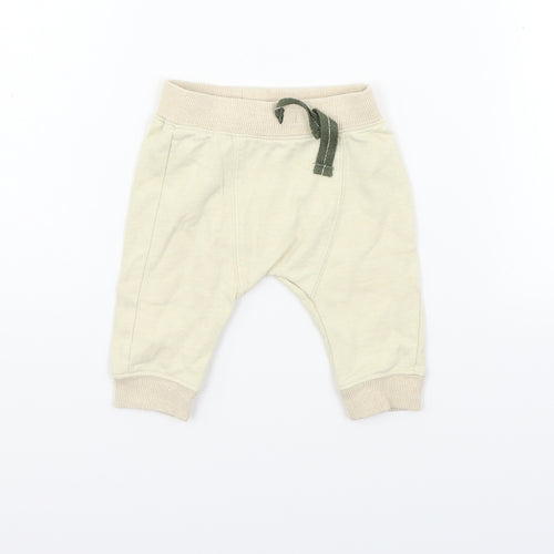 F&F Baby Beige   Track Pants Trousers Size 0-3 Months