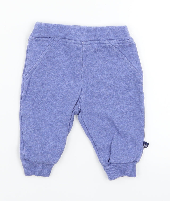 TU Boys Blue Track Pants Trousers Size 0-3 Months
