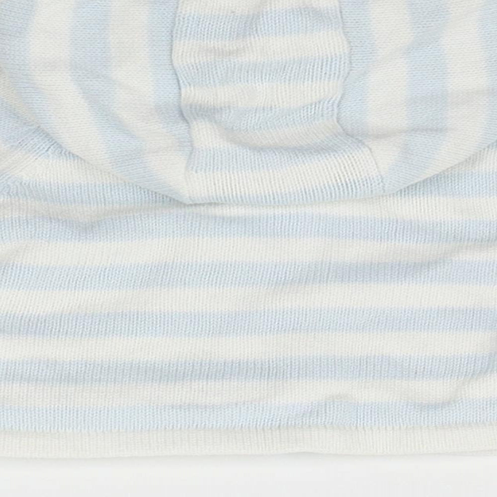 John Lewis  White Spotted  Full Zip Jumper Size 0-3 Months