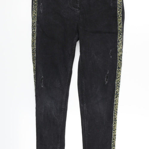 Candy Girls Black   Straight Jeans Size 13 Years