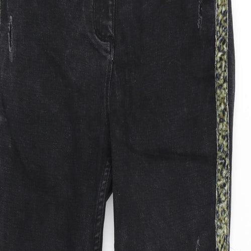 Candy Girls Black   Straight Jeans Size 13 Years