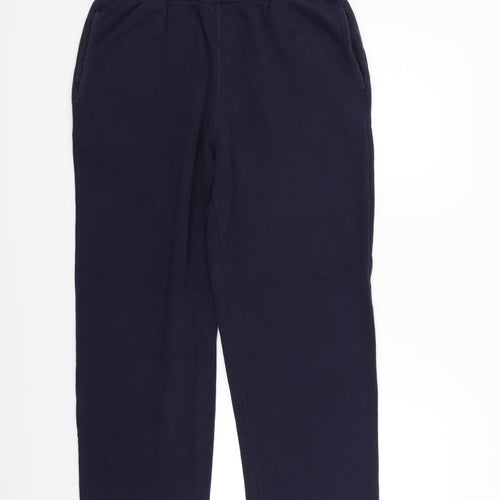 ACW85 Womens Blue   Jogger Trousers Size M L27 in
