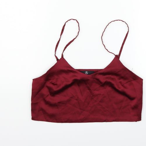 Missguided Womens Red   Basic Blouse Size 8