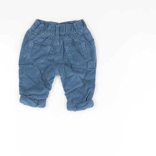 BHS Boys Blue   Cargo Jeans Size 0-3 Months