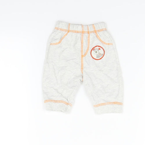 George Boys Grey   Jogger Jeans Size 3-6 Months  - Dog print