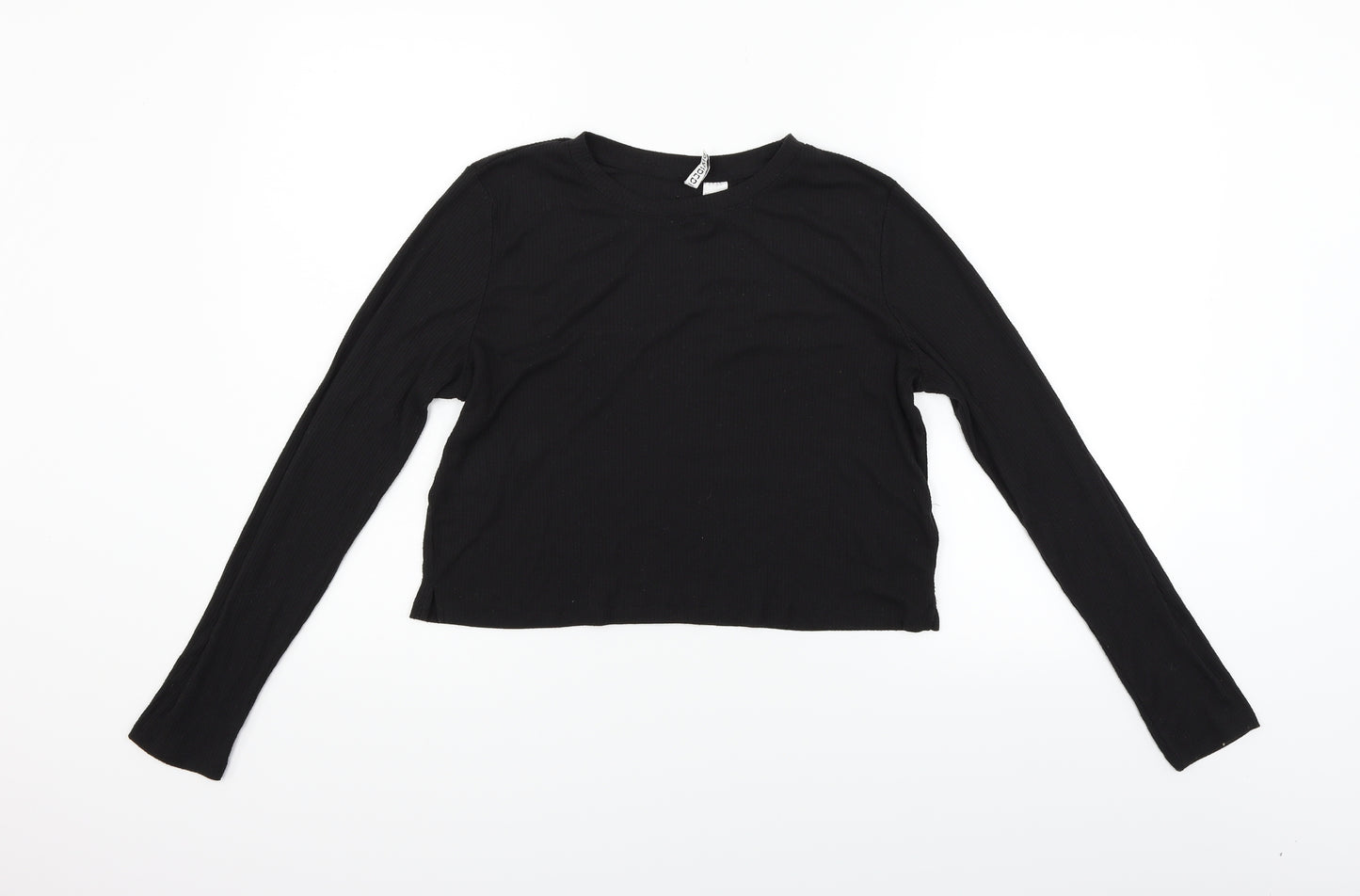 Divided Womens Black   Pullover Jumper Size M