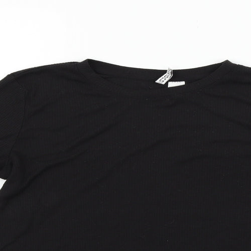 Divided Womens Black   Pullover Jumper Size M
