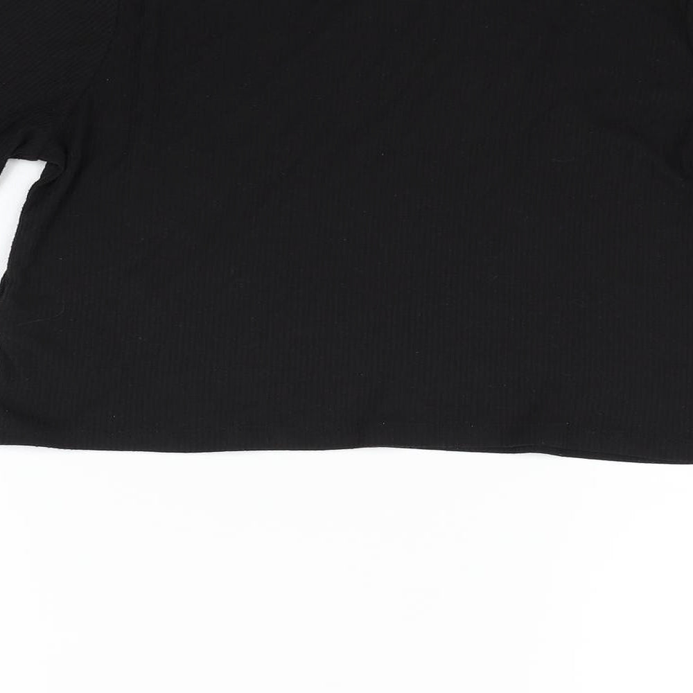 Divided Womens Black   Pullover Jumper Size M