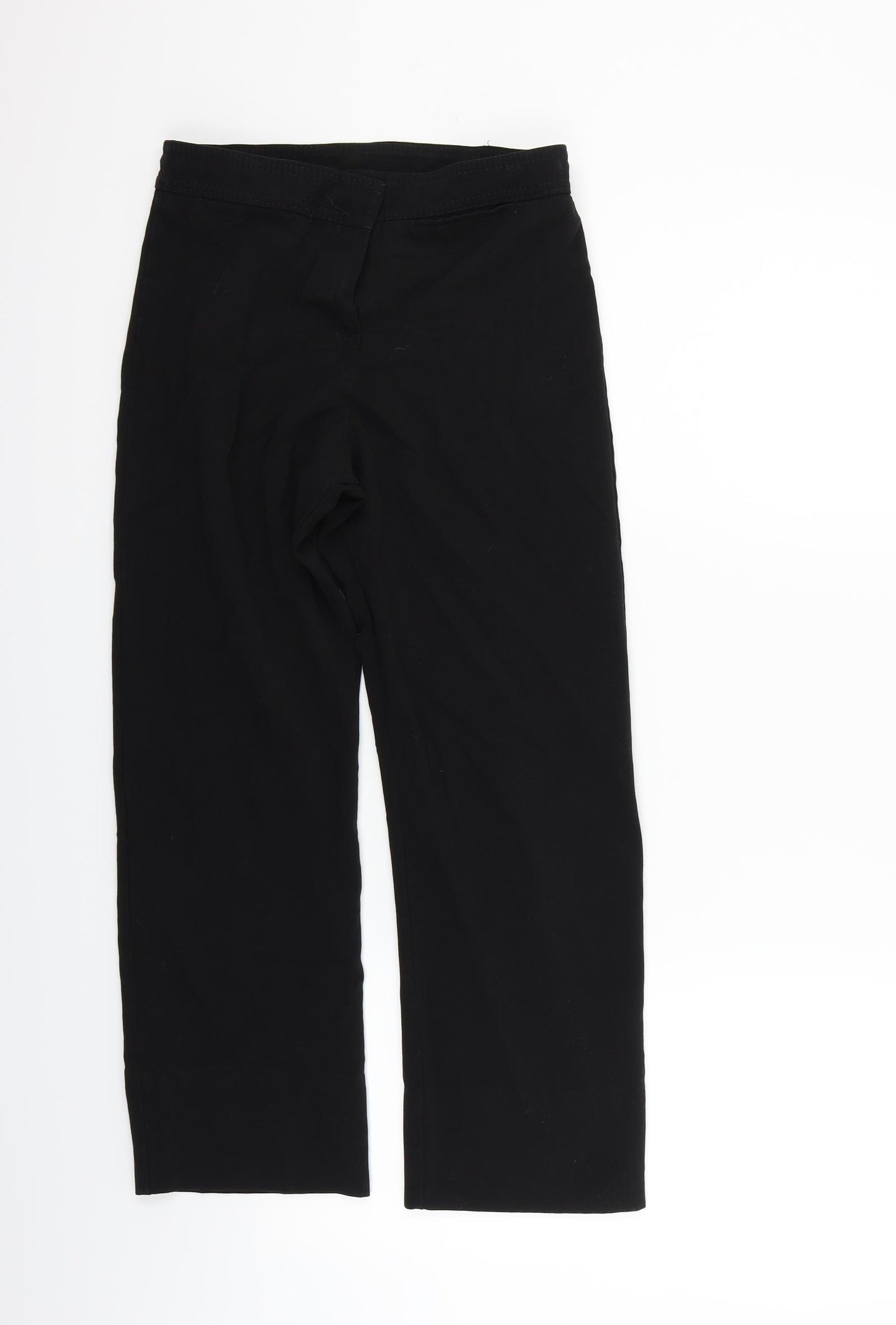 Preworn Womens Black   Trousers  Size 6 L22 in