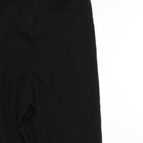 Preworn Womens Black   Trousers  Size 6 L22 in