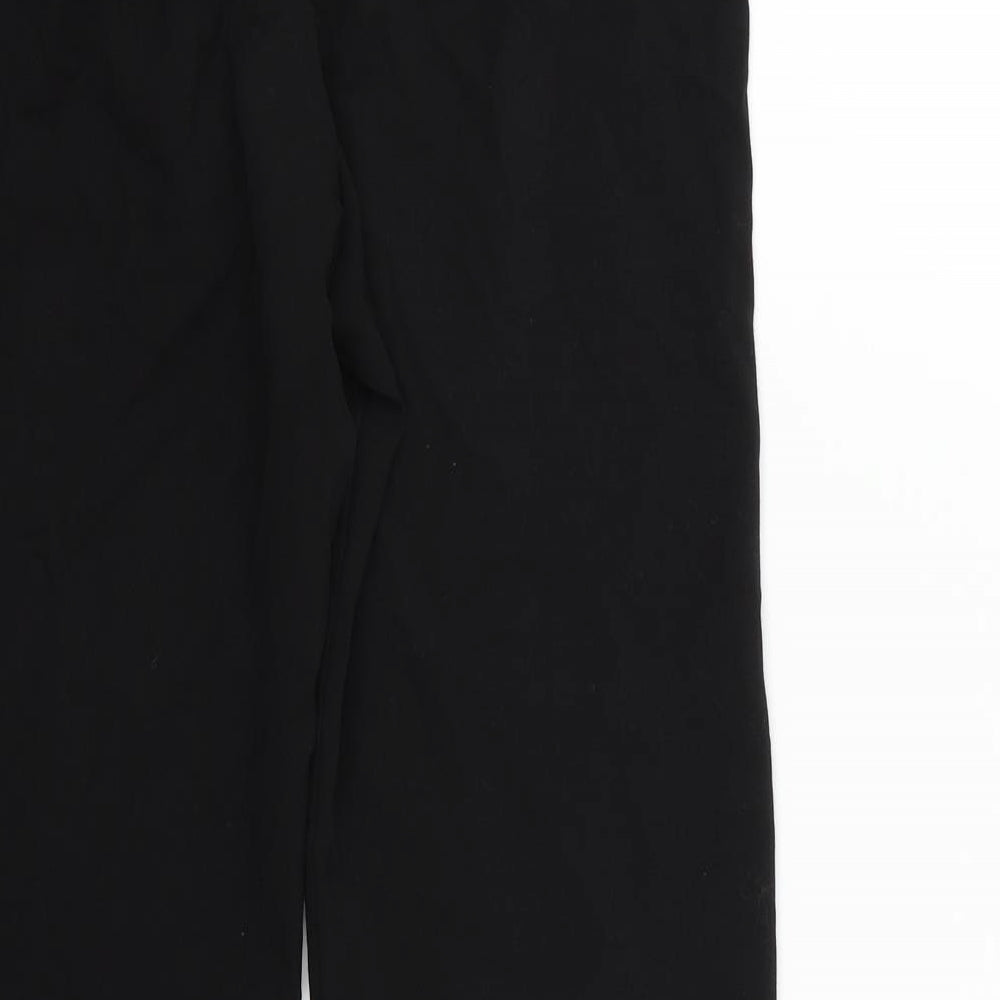 Preworn Womens Black   Trousers  Size 6 L22 in