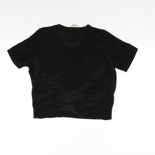 Miss Selfridge Womens Black   Basic T-Shirt Size 12